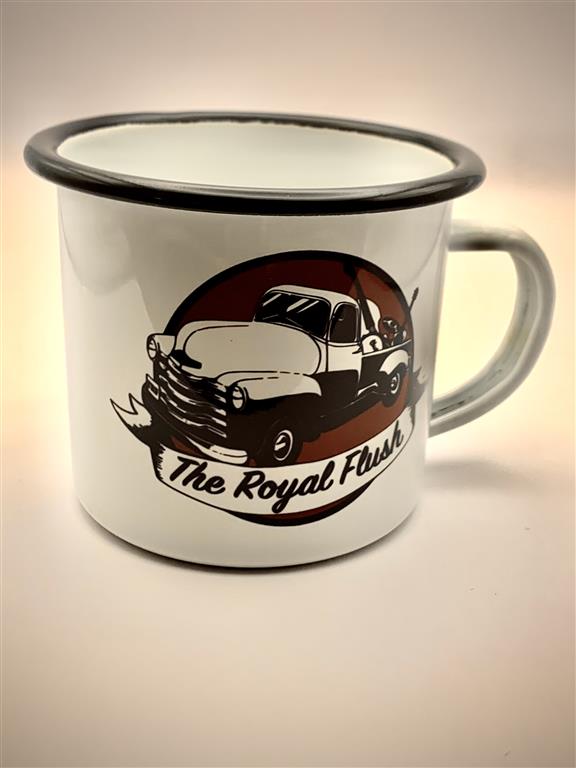 The Royal Flush - Emaile Tasse Mug