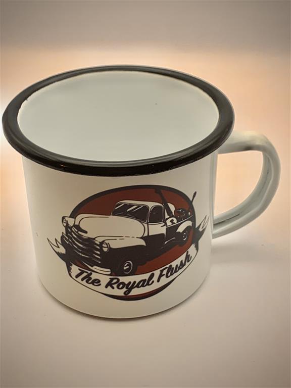 The Royal Flush - Emaile Tasse Mug